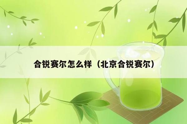 合锐赛尔怎么样（北京合锐赛尔） 