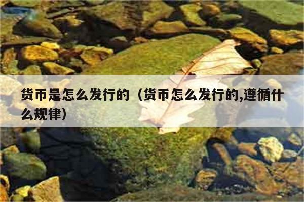 货币是怎么发行的（货币怎么发行的,遵循什么规律） 