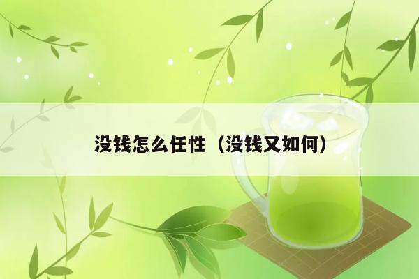 没钱怎么任性（没钱又如何） 