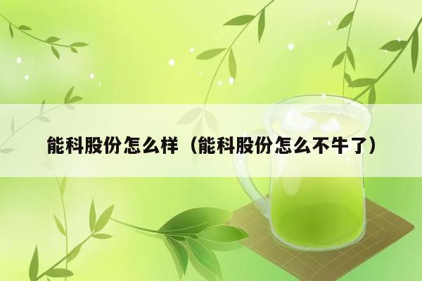 能科股份怎么样（能科股份怎么不牛了） 