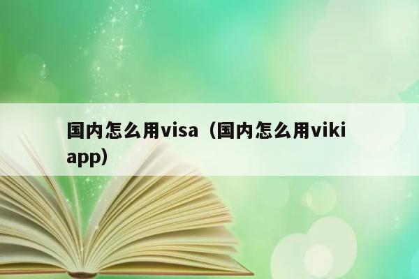 国内怎么用visa（国内怎么用viki app） 