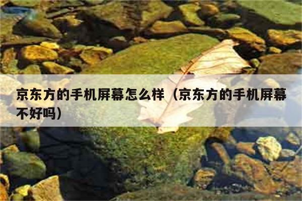 京东方的手机屏幕怎么样（京东方的手机屏幕不好吗） 