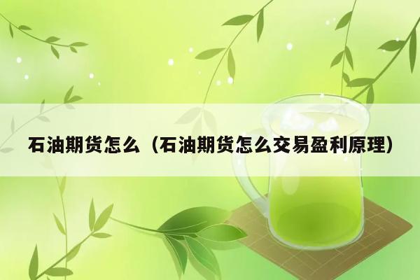 石油期货怎么（石油期货怎么交易盈利原理） 