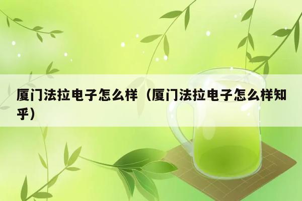 厦门法拉电子怎么样（厦门法拉电子怎么样知乎） 