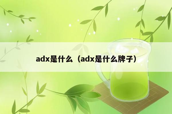 adx是什么（adx是什么牌子） 