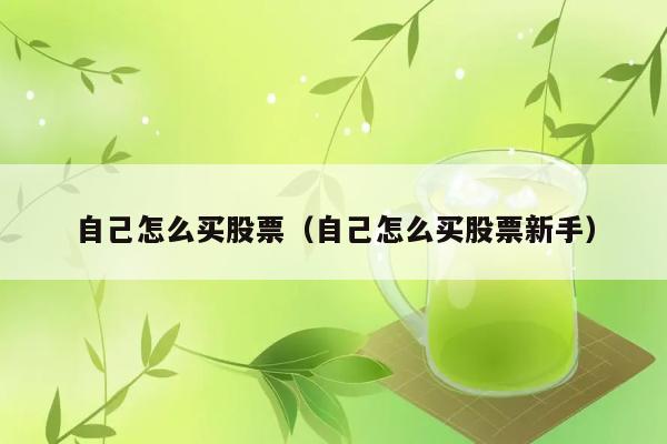 自己怎么买股票（自己怎么买股票新手） 