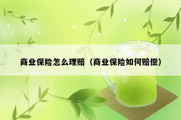 商业保险怎么理赔（商业保险如何赔偿） 