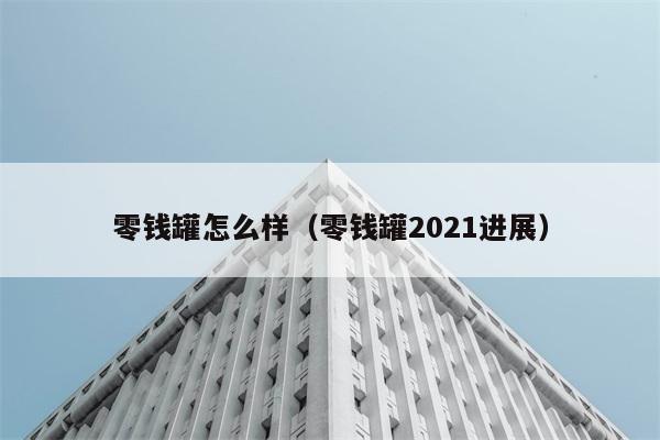 零钱罐怎么样（零钱罐2021进展） 