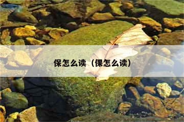 保怎么读（倮怎么读） 