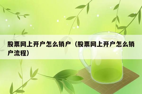 股票网上开户怎么销户（股票网上开户怎么销户流程） 