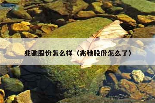 兆驰股份怎么样（兆驰股份怎么了） 