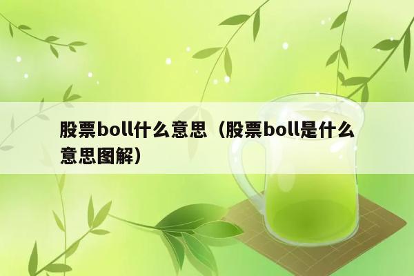 股票boll什么意思（股票boll是什么意思图解） 