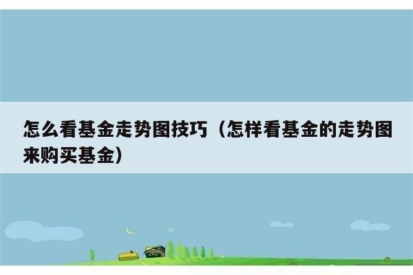 怎么看基金走势图技巧（怎样看基金的走势图来购买基金） 