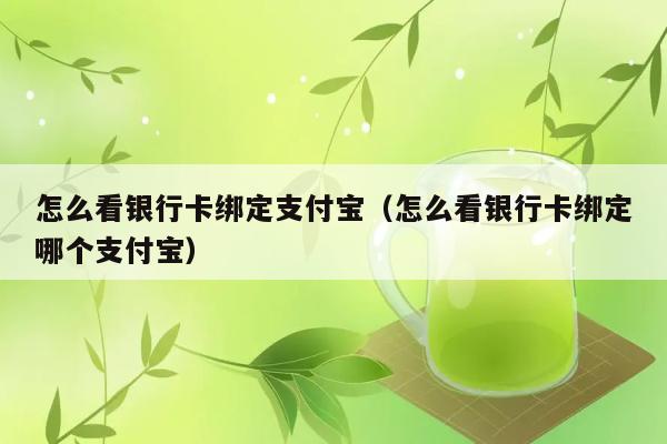 怎么看银行卡绑定支付宝（怎么看银行卡绑定哪个支付宝） 