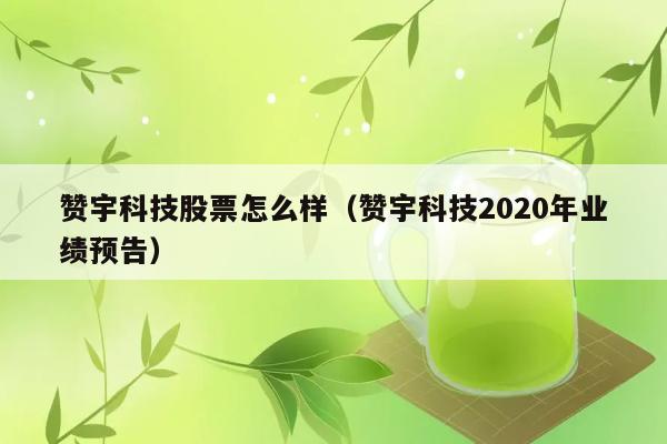 赞宇科技股票怎么样（赞宇科技2020年业绩预告） 