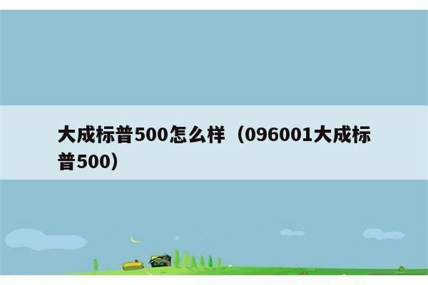 大成标普500怎么样（096001大成标普500） 