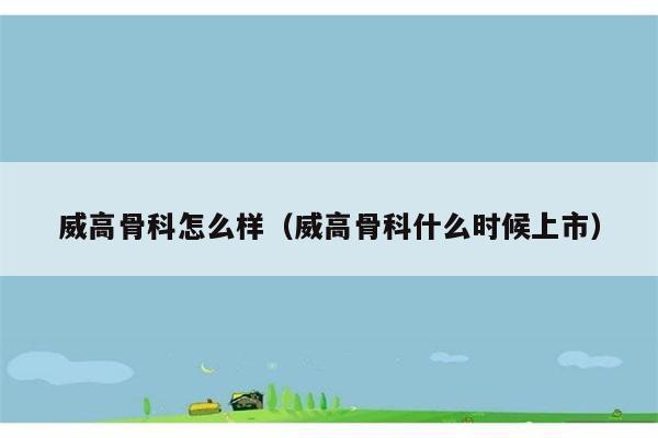 威高骨科怎么样（威高骨科什么时候上市） 