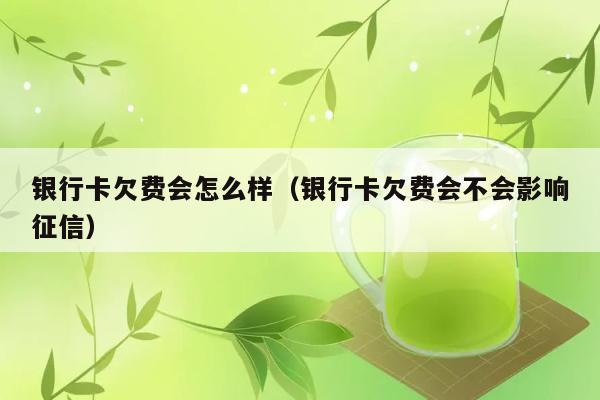 银行卡欠费会怎么样（银行卡欠费会不会影响征信） 