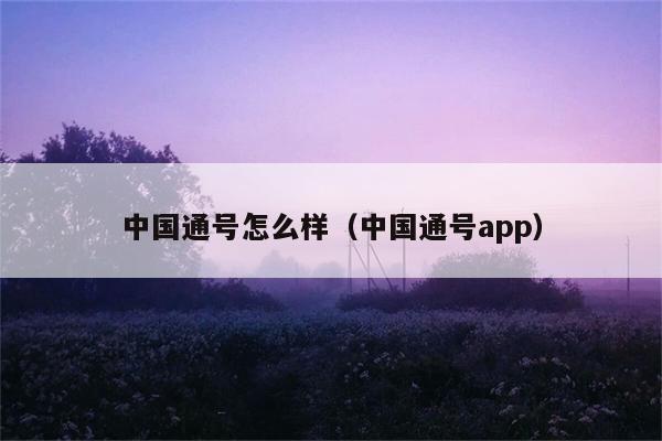 中国通号怎么样（中国通号app） 